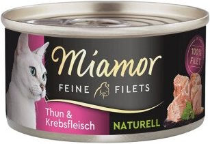 Produktbild von Miamor Feine Filets Naturelle Thun und Krebsfleisch - 24 x 80 g