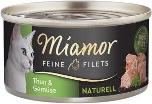 Produktbild von Miamor Feine Filets Naturelle Thunfisch und Gemüse - 24 x 80 g