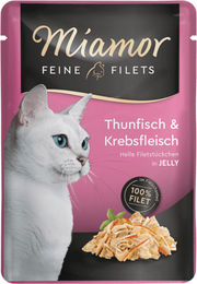 Miamor Feine Filets Thunfisch & Krebsfleisch - 24 x 100 g – Bild 1 von 2