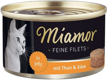 Produktbild von Miamor Feine Filets Thunfisch mit Käse - 24 x 100 g