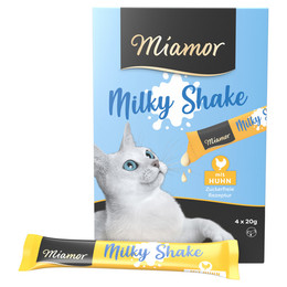 Produktbild von Miamor Milky Shake mit Huhn - 4 x 20 g