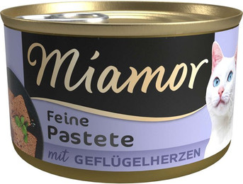 Produktbild von Miamor Pastete Geflügelherzen - 12 x 85 g
