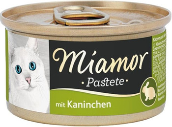 Produktbild von Miamor Pastete Kaninchen Katzenfutter - 12 x 85 g