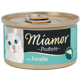 Produktbild von Miamor Pastete Katzen-Nassfutter Forelle - 12 x 85 g