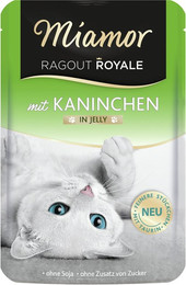 Produktbild von Miamor Ragout Royale 100g Beutel Katzennassfutter Sparpaket 44 x 100 Gramm Kaninchen in Jelly
