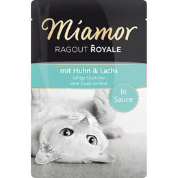 Produktbild von Miamor Ragout Royale Huhn & Lachs in Sauce - 22 x 100 g