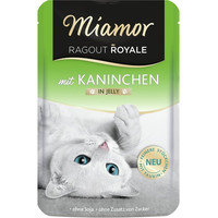 Produktbild von Miamor Ragout Royale Kaninchen in Jelly Katzennassfutter - 44 x 100 g