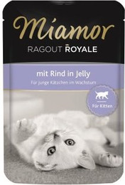 Produktbild von Miamor Ragout Royale Kitten Rind - 22 x 100 g