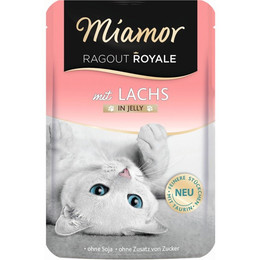 Produktbild von Miamor Ragout Royale mit Lachs in Jelly - 22 x 100 g