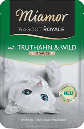 Produktbild von Miamor Ragout Royale mit Truthahn & Wild in Sauce - 22 x 100 g