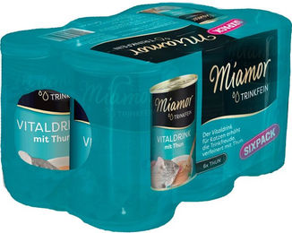 Produktbild von Miamor Trinkfein mit Thun Sixpack 24x135ml