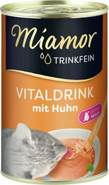 Produktbild von Miamor Trinkfein Vitaldrink Huhn 24 x 135ml Dose Sparpaket