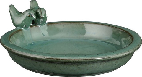 Produktbild von Mica Decorations Vogeltränke Mica Decorations Vogelfutterspender Keramik türkis