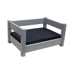 Produktbild von Micoland Hundebett Katzenbett Haustierbett Kiefer massiv mit Matratze