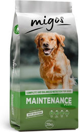 Produktbild von MIGOS Maintenance Plus 20 kg für wenig aktive Hunde mit Vitaminen
