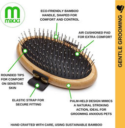 Mikki Bamboo Palm Brush - Ball Pin – Bild 1 von 4