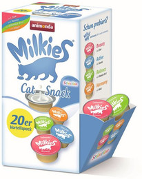 Produktbild von Milkies Katzensnack Selection Milch - 4 x 0,3 kg