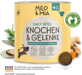Produktbild von Milo & Mia Daily Bites - Knochen & Gelenke 600 g