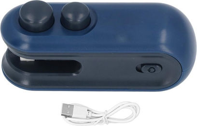 Produktbild von Mini-Beutelversiegeler wiederaufladbar blau