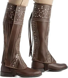 Produktbild von Mini-Chaps aus Leder mit Velcro Hispano Hipica