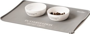 Produktbild von Minty&Marla Futterstation 3er Set Katze grau