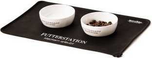 Produktbild von Minty&Marla Futterstation 3er Set Katze schwarz