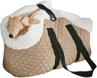 Mirabeau Tiertransporttasche Haustiertasche Brisette braun/creme – Bild 1 von 5