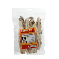 Produktbild von Miracle Dog Kaninchenohren mit Fell Kausnack - 20 x 100 g