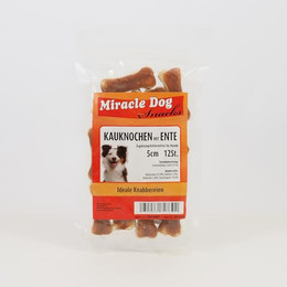 Produktbild von Miracle Dog Kauknochen Ente 5cm - 8 x 150 g