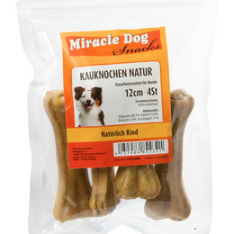 Produktbild von Miracle Dog Kauknochen gepresst 14 x 12cm 4St