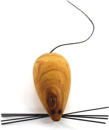 Produktbild von mitienda Mäusespiel für Katzen Holzmaus
