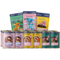 Produktbild von Mix Vorratspaket Nassfutter und Snacks für Hunde - 18 x 400 g