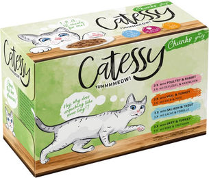 Produktbild von Mixpaket Catessy Häppchen in Sauce - 12 x 100 g