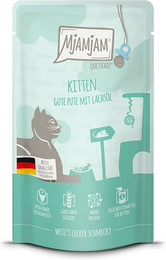 Produktbild von MjAMjAM 12 x 125g Quetschie Kitten Pute+Lachs