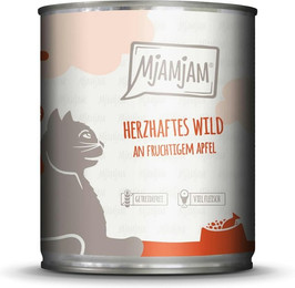 Produktbild von MjAMjAM 6 x 800g Wild+Apfel Cat