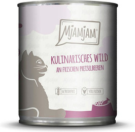 Produktbild von MjAMjAM 6 x 800g Wild+Preiselbeeren Cat