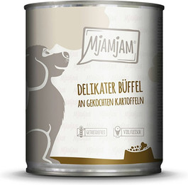 Produktbild von MjAMjAM – ausgewählte Fleischsorten 800g MjAMjAM Hund Sparpaket 12x800g Büffel mit Kartoffel