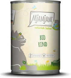 Produktbild von MjAMjAM - BIO für Katze 400g MjAMjAM Katze 6x400g BIO Rind