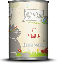 Produktbild von MjAMjAM - BIO für Katze 400g MjAMjAM Katze 6x400g BIO Schwein