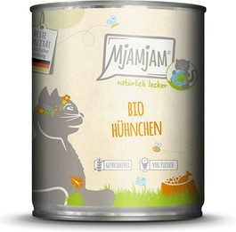 Produktbild von MjAMjAM - BIO für Katze 800g MjAMjAM Katze 6x800g BIO Hühnchen