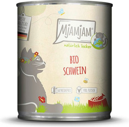 Produktbild von MjAMjAM - BIO für Katze 800g MjAMjAM Katze Sparpaket 12x800g BIO Schwein