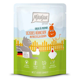 Produktbild von MjAMjAM Cat Chicks & Friends Hühnchen an Birnen Nassfutter - 6 x 300 g