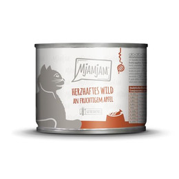 Produktbild von MjAMjAM Cat herzhaftes Wild an fruchtigem Apfel - 6 x 200 g