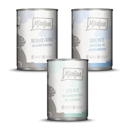 Produktbild von MjAMjAM Cat Mixpaket II Huhn, Pute, Ente & Geflügel - 6 x 400 g