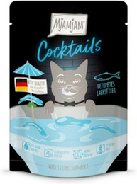 Produktbild von MJAMJAM Cocktails Beutel 20x40g Katzennassfutter 40 x 40 Gramm gezupftes Lachsfilet