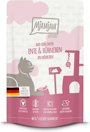 Produktbild von MjAMjAM - DUO 125g MjAMjAM Katze 12x125g DUO Ente und Hühn
