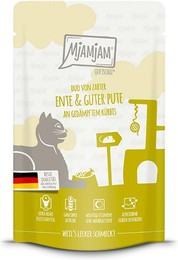 Produktbild von MjAMjAM - DUO 300g MjAMjAM Katze Sparpaket 12x300g DUO Ente und Pute