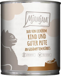 Produktbild von MjAMjAM DUO von Rind & Pute an Kürbis - 6 x 800 g