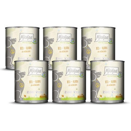 Produktbild von Mjamjam Hunde Nassfutter BIO Huhn an Möhrchen - 6 x 800 g