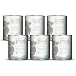 Produktbild von Mjamjam Hunde Nassfutter gute Pute an gekochtem Reis mit gedämpfter Zucchini - 6 x 800 g
